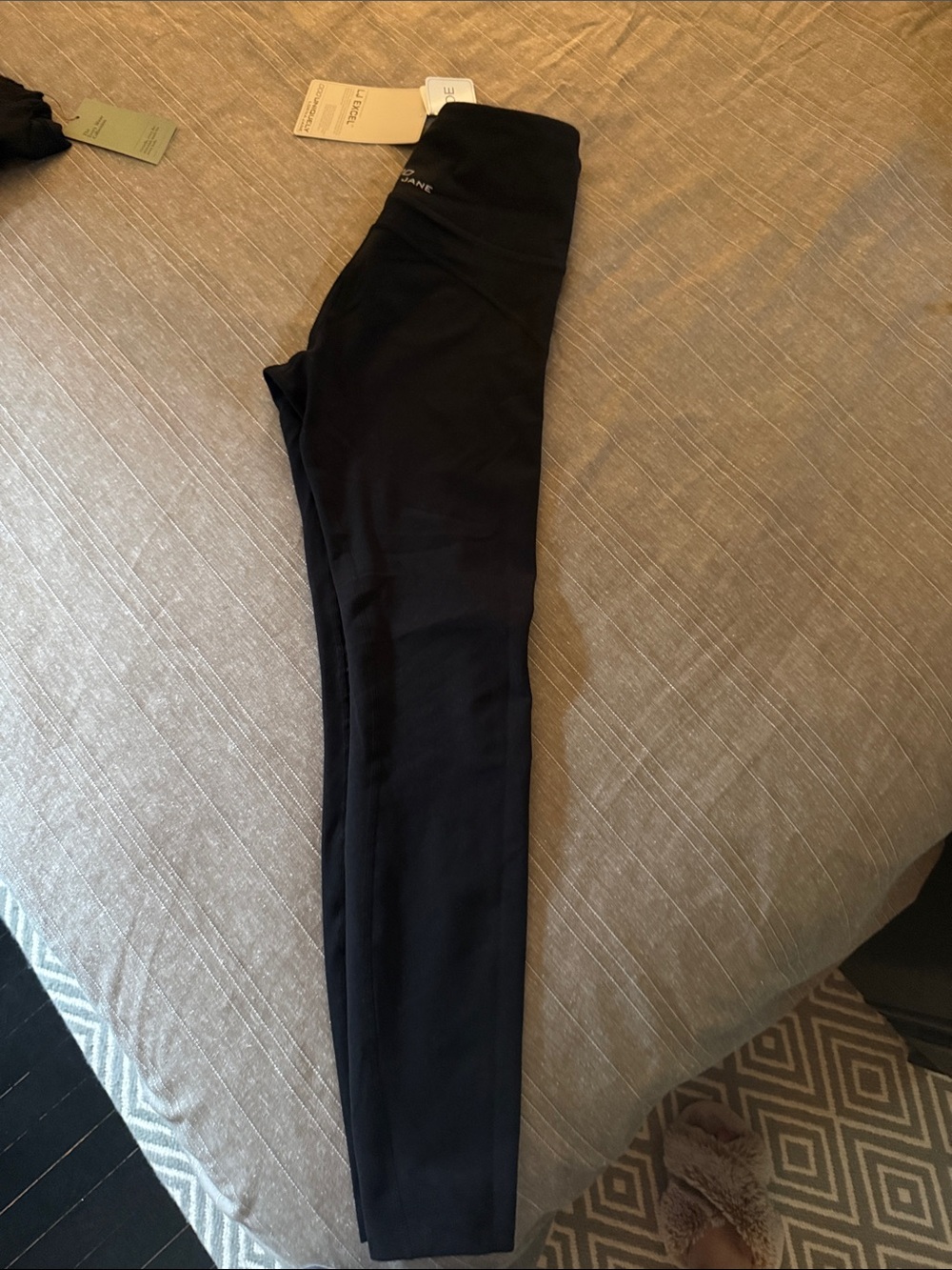 Lorna Jane Black High-Waist Workout Leggings